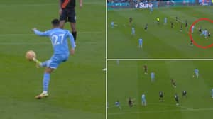Joao Cancelo Just Produced The Assist Of The Season With Unreal Outside-Of-The-Foot Cross