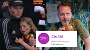 Man Finally Explains Why He Set Up JustGiving Page For Crying German Girl As Total Passes £25,000