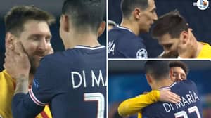Emotional Video Of Lionel Messi Trying To Put On A Smile For Angel Di Maria Is Heartbreaking 