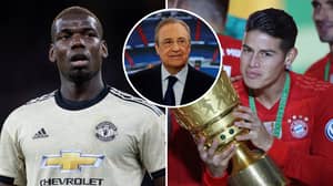 Manchester United Rejected Real Madrid’s ‘£27.4m Plus James Rodriguez Offer’ For Paul Pogba