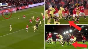 Man United Concede Bizarre Goal As Fred Injures De Gea, Smith Rowe Scores Whist Keeper Is Down 