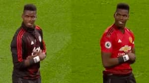 Paul Pogba Practiced His Goal Celebration In Pre-Match Warm Up