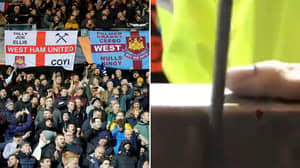 A West Ham Fan Lost Their Finger During Genk Match, Footage Has Emerged Online