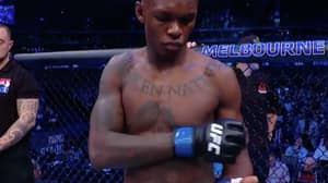 Did Anyone Else Catch Onto Israel Adesanya's Awesome Pre-Fight Ritual?