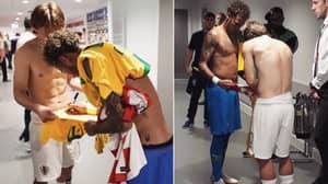 Luka Modric Caught Telling Neymar 'We're Waiting For You' During Shirt Exchange 