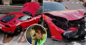 Italy Goalkeeper Has £300,000 Ferrari Smashed To Pieces By Car Wash Worker