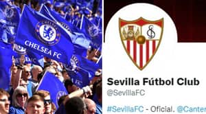 Chelsea Fans Have Reported Sevilla So Many Times Over Transfer Controversy That They've Lose Their Twitter Verification
