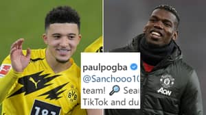 Paul Pogba Teases Manchester United Fans With Cryptic Jadon Sancho Post