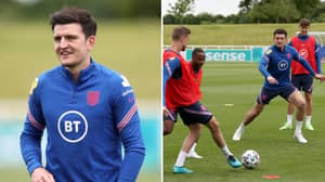 Harry Maguire Returns To England Training Ahead Of European Championship Opener Against Croatia 