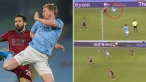 Kevin De Bruyne Pulls Off The Most Ridiculous 'Bicycle Kick' Pass Of The Season Against Wolves