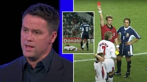 Michael Owen Furiously Dismantled David Beckham While Talking About His Red Card At 1998 World Cup