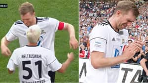 Per Mertesacker Was Replaced By His 67-Year Old Dad In Tearful Testimonial