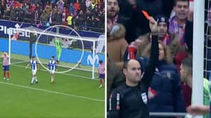Leganes Goalkeeper Gets Sent Off After Being Pushed By Atletico Madrid Ball Boy