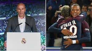 Zinedine Zidane 'Would Prefer To Sign Kylian Mbappe Over Neymar' For Real Madrid