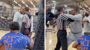 Youth Basketball Coach Fired For Violently Strangling Referee During Game