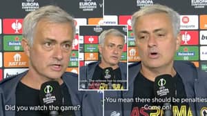 "Did You Watch The Game?" Jose Mourinho Blasts Referee During Tense Post-Match Interview