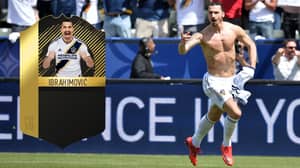 Zlatan Ibrahimovic Gets Special In-Form Card From EA Sports For Stunning LA Galaxy Debut