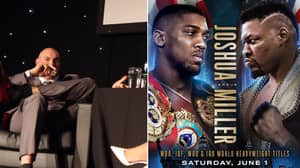 Tyson Fury Finally Reacts To Anthony Joshua Fighting Jarrell Miller In New York