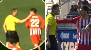 La Liga Referee Won't Referee Next Two Games After Putting His Hands On Alvaro Morata
