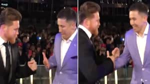Canelo And GGG Produce The Most Awkward Handshake In Combat Sport History 