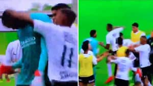 Corinthians Under 20's Lose To Flamengo, Proceed To Attack Opposition Goalkeeper