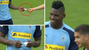 Breel Embolo Fooled By Andre Silva With Fake Note