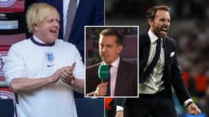 Gary Neville Aims Brutal Dig At Boris Johnson After England Reach Euro 2020 Final 