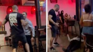 Professional MMA Fighter Joe Schilling Knocks Out Bloke In A Bar