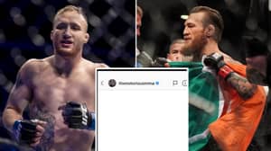 The Private Message Justin Gaethje Sent To Conor McGregor Proves He's The Craziest Fighter In The UFC