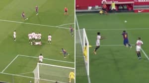 Sevilla Used FIFA Tactics To Defend Lionel Messi's Free Kick