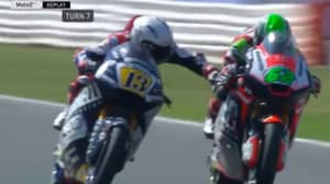 Moto2 Driver Sacked After Grabbing Rivals' Brake At 140 Mph