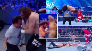 Jackass Stars Chris Pontius And Wee Man Gatecrash Johnny Knoxville's WrestleMania Match