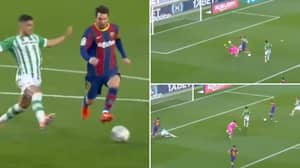 Lionel Messi Produces Sublime Dummy During Second Half Masterclass For Barcelona Vs Real Betis