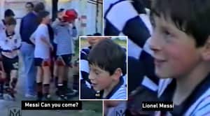 Newell's Old Boys Release Rare Footage Of Young Lionel Messi's First Post-Match Interview