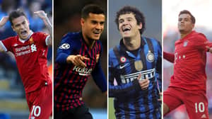 Philippe Coutinho Became The Fifth Player To Score In Europe's Top Four Leagues