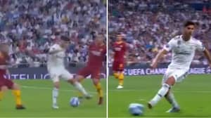 Marco Asensio Attempted A Filthy No-Look Effort Against Roma