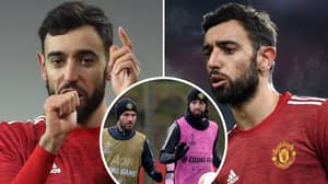 Bruno Fernandes Names The Four Manchester United Players Who Remain Behind For Extra Training