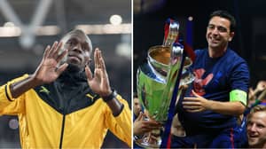 Xavi Gives His Brutal Assessment Of Usain Bolt's Chances As A Footballer