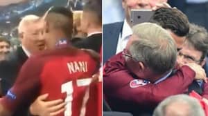 Remembering The Touching Moment Sir Alex Waited For Ronaldo Like A Proud Father