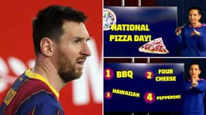 Barcelona's Official YouTube Discussing Pizza While 1-0 Down Vs Sevilla Shows They're At Rock Bottom