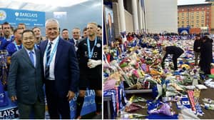 Leicester City's Title Winning Manager Claudio Ranieri Pays Respect To Vichai Srivaddhanaprabha 