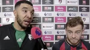 Ryan Fraser's Face When Troy Deeney Says The Referee 'Bottled It' Is Priceless 
