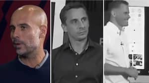 Pep Guardiola Calls Gary Neville 'Phil', Jamie Carragher's Response Is Priceless