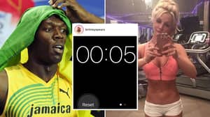 Britney Spears Claims She Has Broken Usain Bolt's 100-Metre Record By Four Seconds