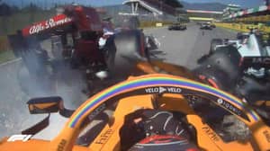 Huge F1 Crashes See Only 12 Of The 20 Cars Finish The Tuscan Grand Prix