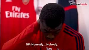 Arsenal Winger Nicolas Pepe Replies 'Nobody' When Asked Who His Toughest Opponent Has Been