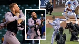 Conor McGregor Has Delivered One Of The Worst Pitches You'll Ever See At A Baseball Game