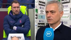 Jose Mourinho Benches Christian Eriksen And Admits He's Unsure Over Dane's Spurs Future
