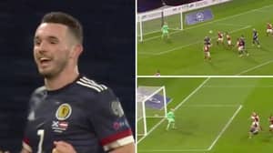 Scotland Midfielder John McGinn Equalises With Wonderful Overhead-Kick Against Austria 