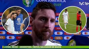 Lionel Messi Slammed ‘Bulls**t’ Refereeing Decisions Made In Argentina’s Copa América Defeat To Brazil